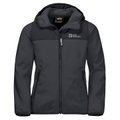 Jack Wolfskin Softshelljacke Fourwinds (wind-& wasserabweisend) phantomgrau Kinder